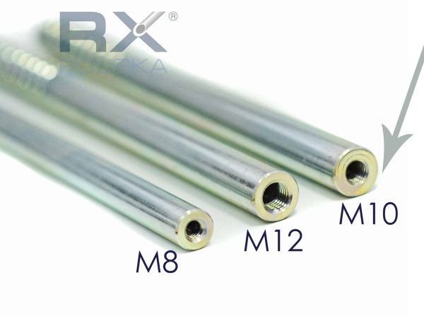 Stålanker fi 20x320mm M10 gjenger - Bilde 4