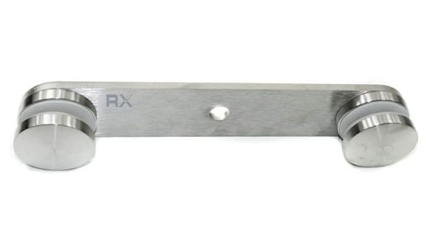 Punktfeste for glass - 50 mm med dekket mutter, AISI 304, SATIN - Bilde 4
