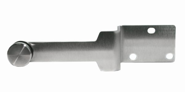 Vinkel med glassadapter Ø 40mm, AISI 304, SATIN - Bilde 3