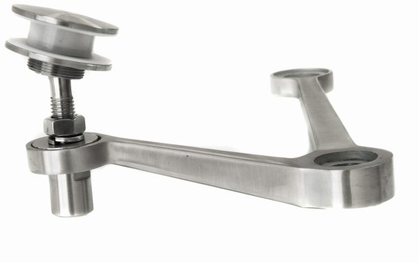 Spider glassadapter toveis 90°, AISI 316, SATIN - Bilde 4