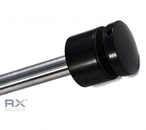 Glassholder Portfenetr Ø 50mm med stang fi 20x320mm, SVART - Bilde 4