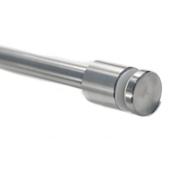 Glassholder Portfenetr Ø 30mm med stang 16x320mm, AISI 304, SATIN - Bilde 4