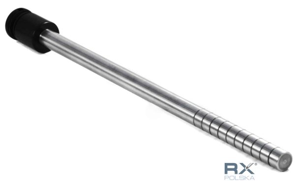 Glassholder Portfenetr Ø 30mm med stang 16x320mm, AISI 304, RALL9005 - Bilde 4