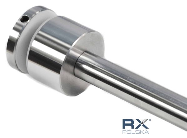 Glassholder Portfenetr Ø 50mm med stang 20x320mm, AISI 304, SATIN - Bilde 5