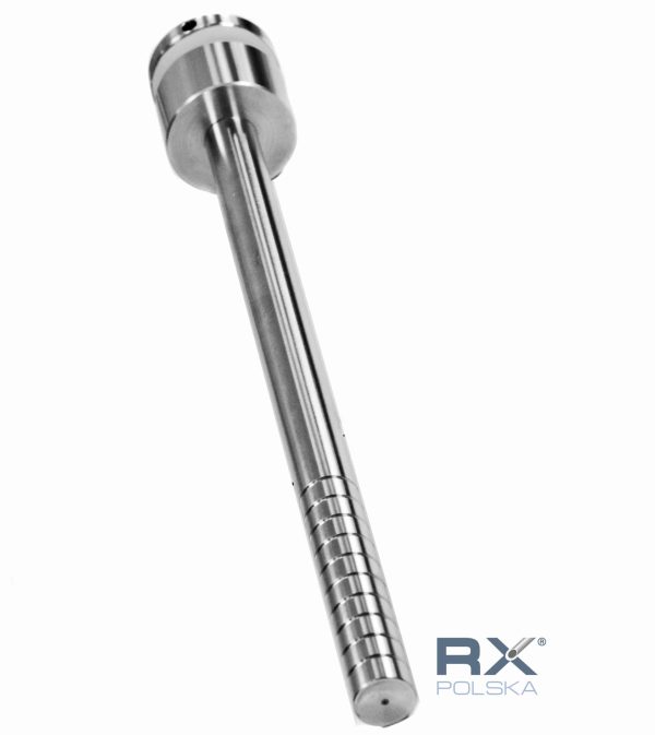 Glassholder Portfenetr Ø 50mm med stang 20x320mm, AISI 304, SATIN - Bilde 4