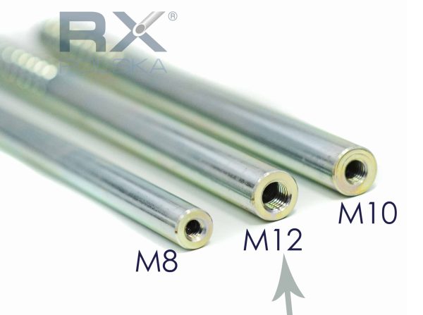 Stålanker fi 20x320mm M12 gjenger - Bilde 4