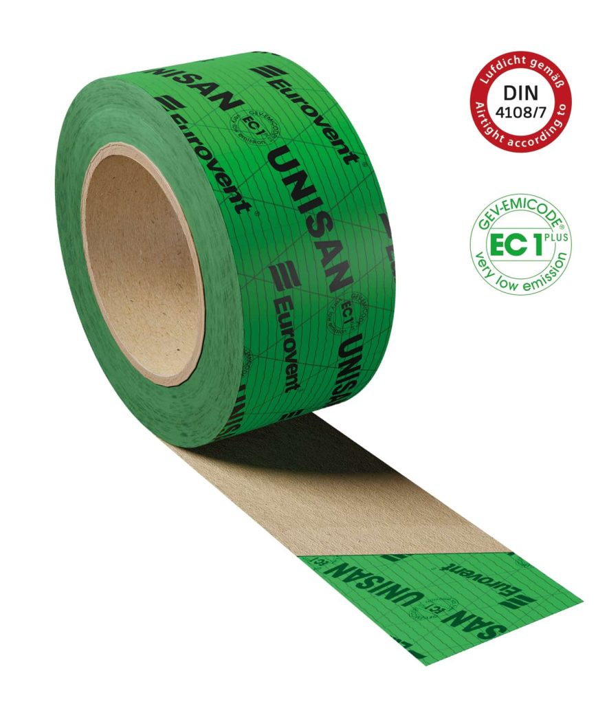 UNISAN VINDSPERRETAPE 6 CM – 25 METER LENGE