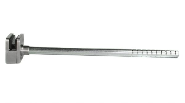 Glassklemme for imiterte balkonger 50x60mm med f.eks. 16x320mm, AISI 316, SATIN - Bilde 3