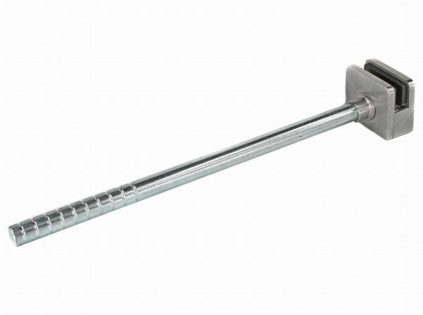 Glassklemme for imiterte balkonger 50x60mm med f.eks. 16x320mm, AISI 316, SATIN - Bilde 4