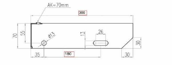 Galvanisert trappetrinn 90 x 30 cm sklisikkert, med barnesikringslist - Bilde 5