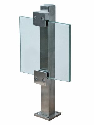 Glassklemmer for frontmontering