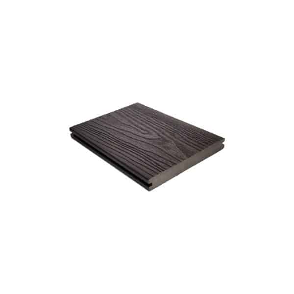 KOMPOSITT TERRASSEBORD HVASSER SORT 149 x 20 x 3600 mm