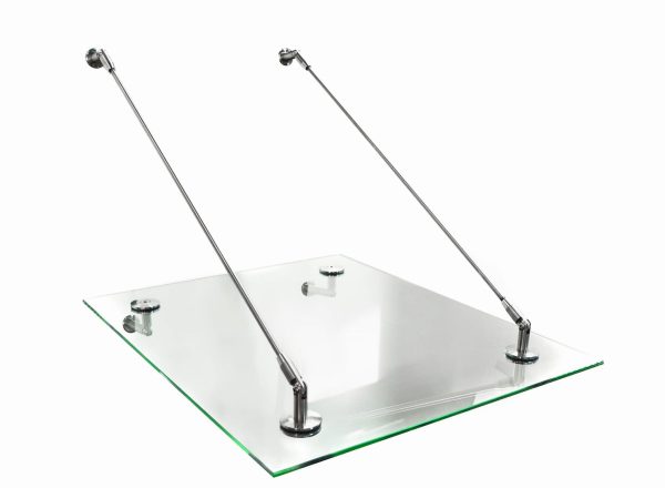 Glassbaldakin størrelse 1200 x 900 mm med 2 stk oppheng - Bilde 7