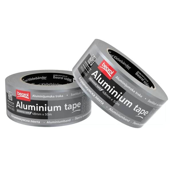 VENTILASJONSTAPE - ALUMINIUMSTAPE 48 MM x 50 M
